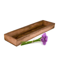 Tablett Mango Holz Tablett Deko Schale Küche Ablage Brett Teller Vintage 50x15cm