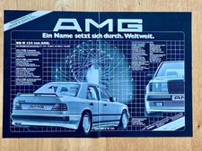 AMG Mercedes W124 Oldtimer Tuning Original 1985 Vintage Advert Werbung Reklame
