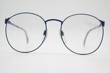 Vintage Brille Silhouette 6042 /40 Blau Silber Oval Brillengestell eyeglasses