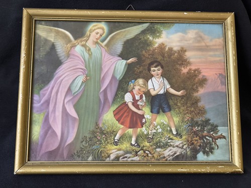 Altes schutzengel bild retro - bild,