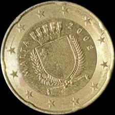 20 Euro Cent Malta 2008