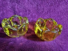 Zwei Kerzenhalter Murano Stil