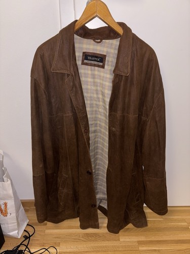 Trapper leder jacke mantel - jacke,
