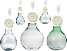 Glasballon Set +Gummistopfen+