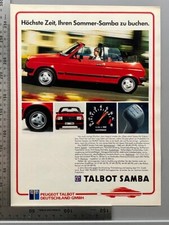 Talbot Samba Cabrio Oldtimer