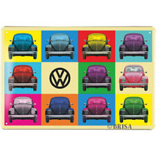 VW Käfer Blechschild 30x20cm "Multicolor"