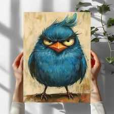 Lustiger Mürrischer Vogel