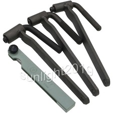 3+1 Ventilschrauben-Einstellwerkzeug Vierkant-Sechskantschlüssel Fühlerlehre