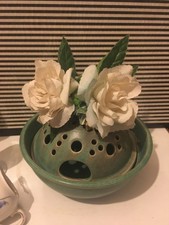 Keramik Blumensteckschale
