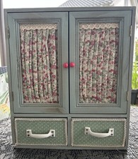 Vintage * Puppenschrank * Holz * Shabby Chic
