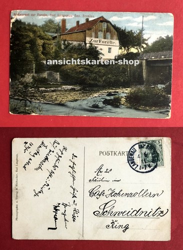 Bad langenau schlesien - ak,