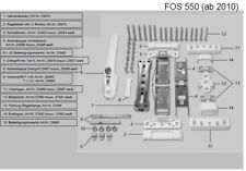 ABUS FOS550 Ersatzteile für Fensterstangenschloss