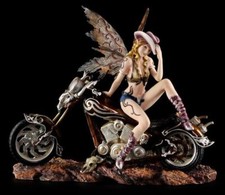 Elfen figur mit motorrad - mit,