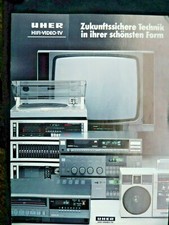 UHER PROSPEKT 8 SEITEN,AUS