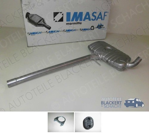Imasaf auspuff mitteltopf - auspuff, +