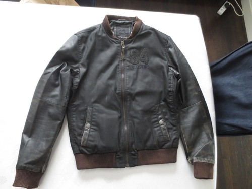 Vintage redskins lederjacke - vintage,