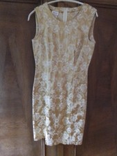 Stefanel Damenkleid Cream Gold