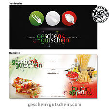 Gutscheinkarten "DINlang" für