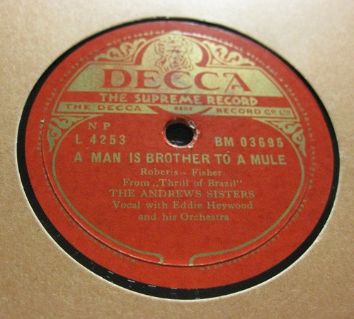 Andrews sisters man a - sisters,