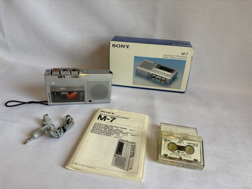 Sony microcassette corder - sony, m-7
