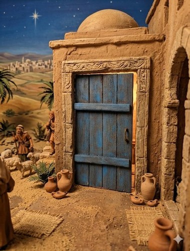 Orientalische krippentür - orientalische,
