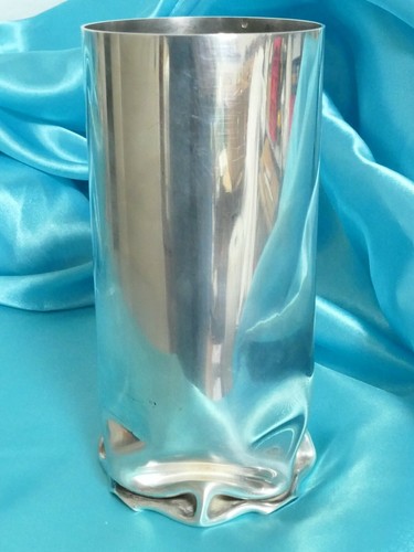 Moderne vase versilbert - moderne, vase,