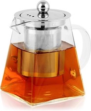 Teekanne glas mit siebeinsatz - teekanne,