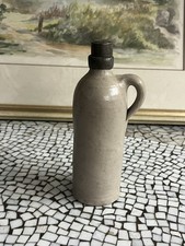 Antike Steinzeug Flasche Höhe 19 cm