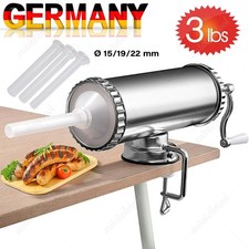 Wurstfüller Wurstmaschine Manuell Wurstfüllmaschine Wurstspritze Wurstpresse DHL