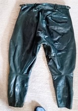 Lederbreeches Breecheshose Offiziersreithose officer breeches leather Gr. 50