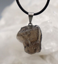 RAUCHQUARZ Anhänger Rohstein