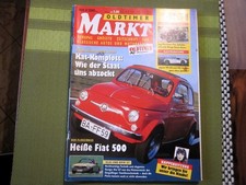 Fiat 500 Abarth/Giannini, Audi, Glas, DKW usw. "Oldtimer Markt Heft 5/2000"