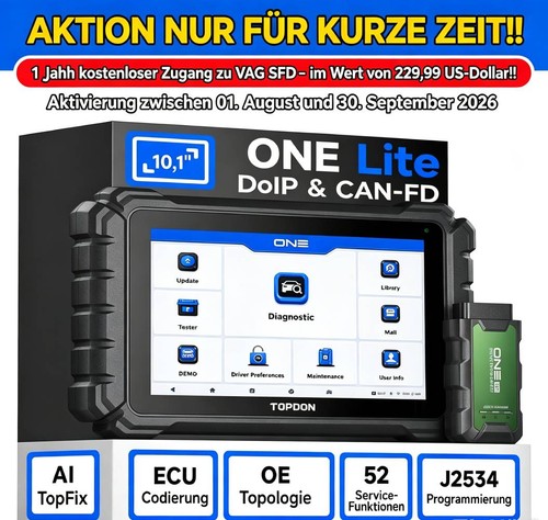 Topdon one lite kfz obd2 - 🔥topdon,