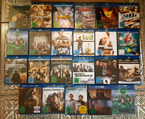 Blu ray filme diverse - diverse, titel
