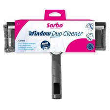 Duo Fensterreiniger - 2-in-1 - Mikrofaser Waschbecken Raclette in einem - für...