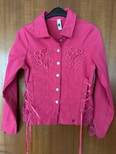 Tredy Jeansjacke Spitze Glitzer Gr. 36