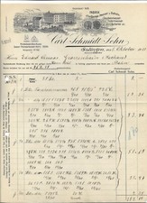 Rechnung carl schmidt - /,