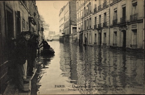 Postkarte paris vaugirard - paris,