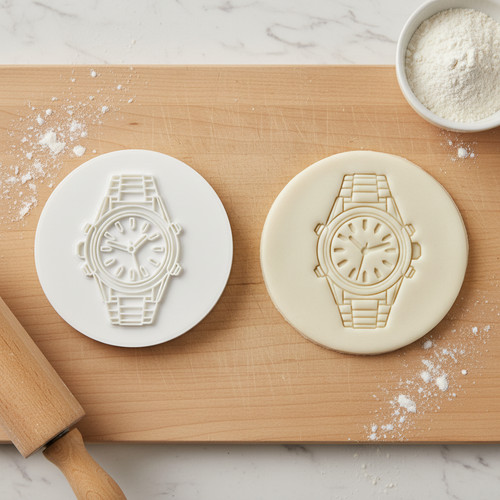 Uhr keksstempel fondant - uhr,