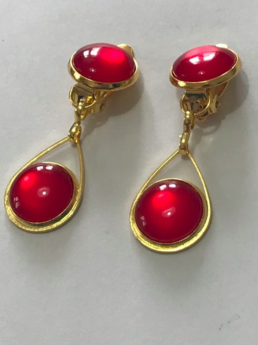 Ohrclips doppel cabochon - /, doppel-cabochon