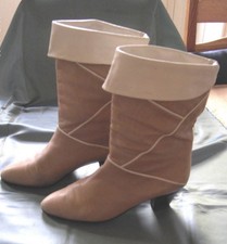 sexy beige Damen Leder