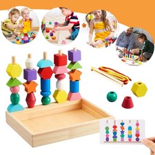 Fädelspiel montessori - fädelspiel,