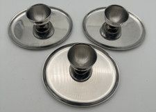 3er Set WMF Eierbecher Cromargan Concept Design Ole Palsby Ø12cm Rarität