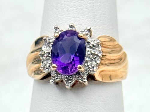 Vintage 10k gelbgold ovaler - vintage,