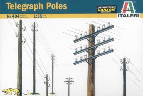 Italeri 404 telegraph poles - italeri,