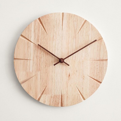 Wanduhr aus massivholz - wanduhr, massivholz,