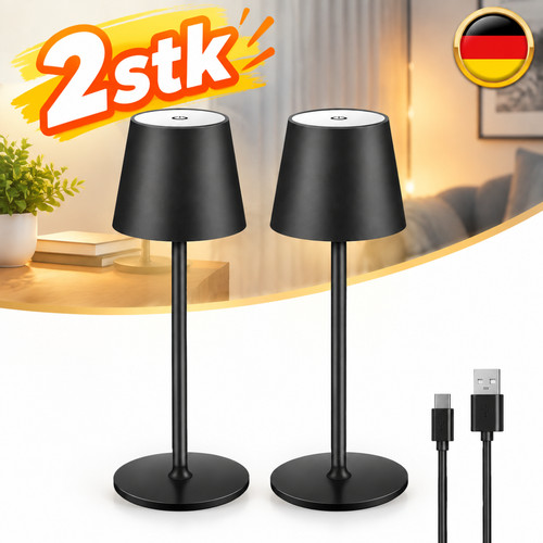 Dimmbar led akku tischleuchte - dimmbar,