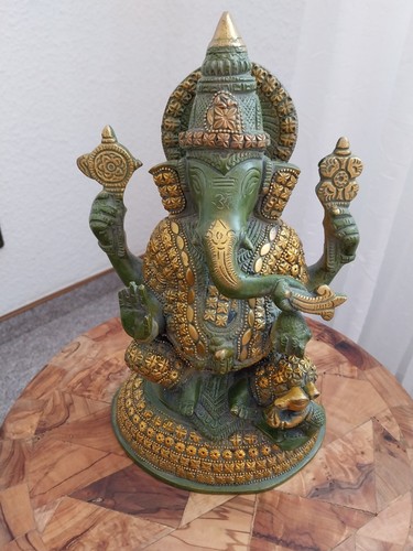 Ganesha messing statue - ganesha,