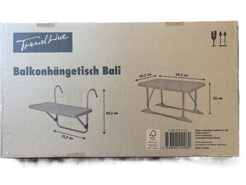 Trendline balkonhängetisch - trendline,