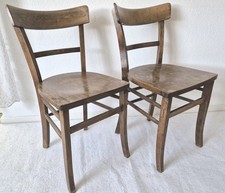 2 alte Holz Stühle, vor 1950, gut erhalten!